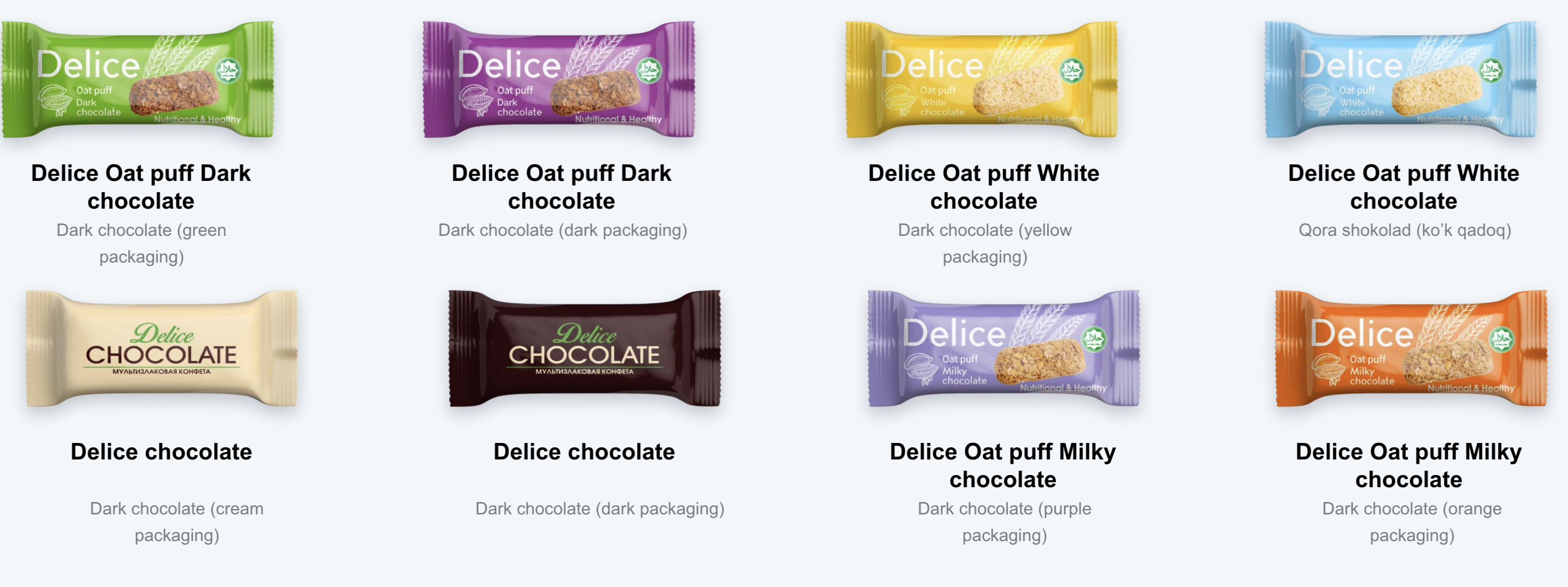 Delice Chocolate Oat Bars