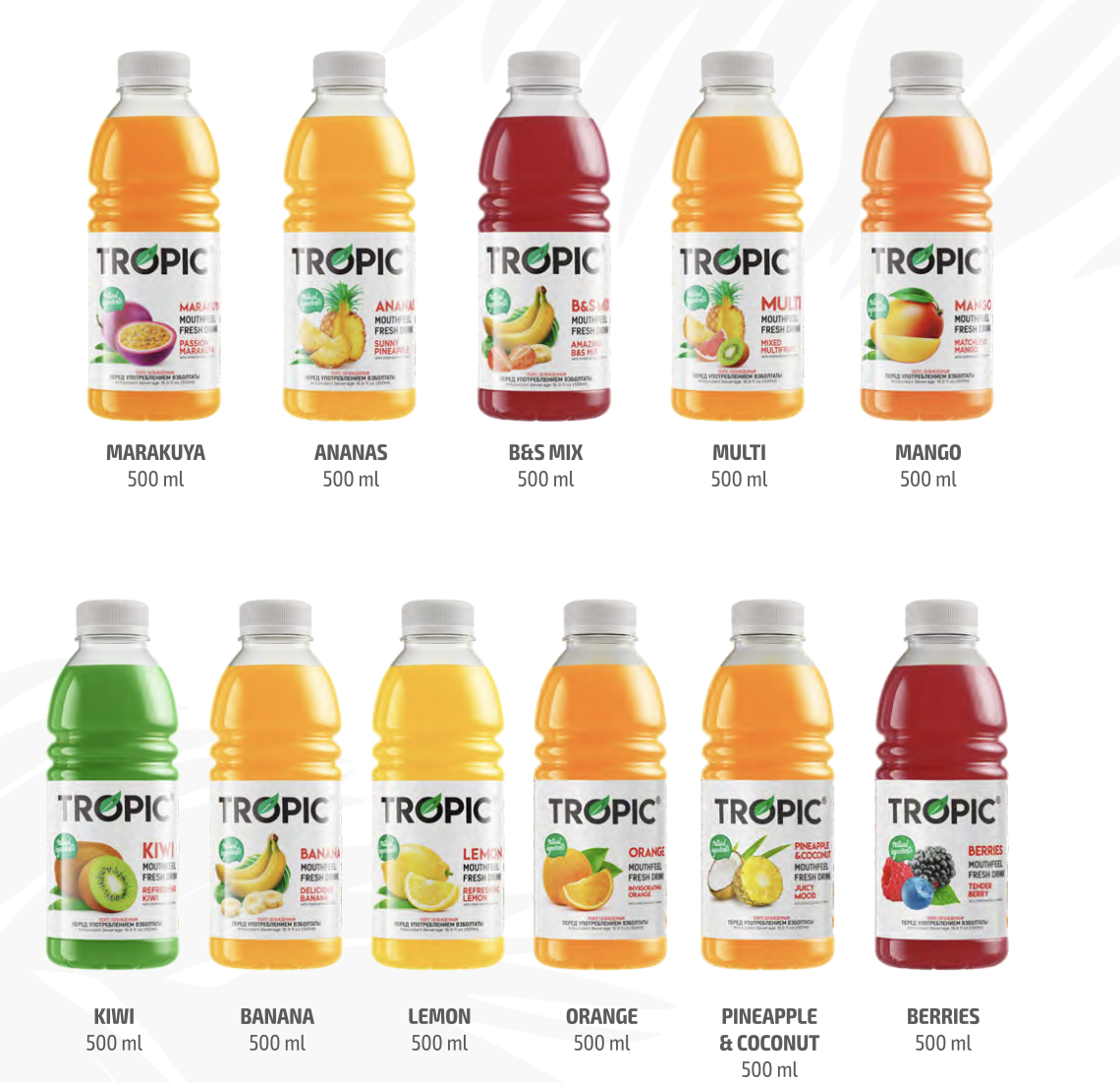 Tropic Fresh Drinks 500ml